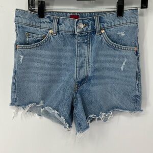 Hugo denim shorts women’s 25 button fly